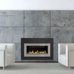 Satin Black And Steel Grey Surround 38" X 26" For Solas Twenty6 FI