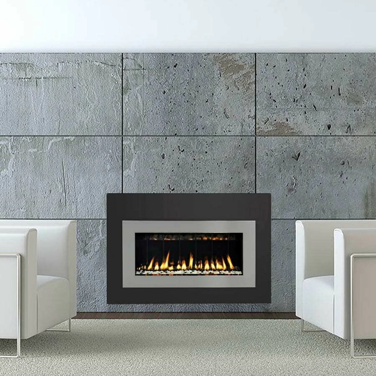 Satin Black And Steel Grey Surround 40" X 29" For Solas Twenty6 FI 3 Satin Black And Steel Grey Surround 40" X 29" For Solas Twenty6 FI