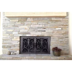 Triton Rectangular Fireplace Door - Wrought Iron 10 Triton Rectangular Fireplace Door - Wrought Iron -AMS FIREPLACE Sales triton 8 rectangular fireplace door web4 31382.1574881649
